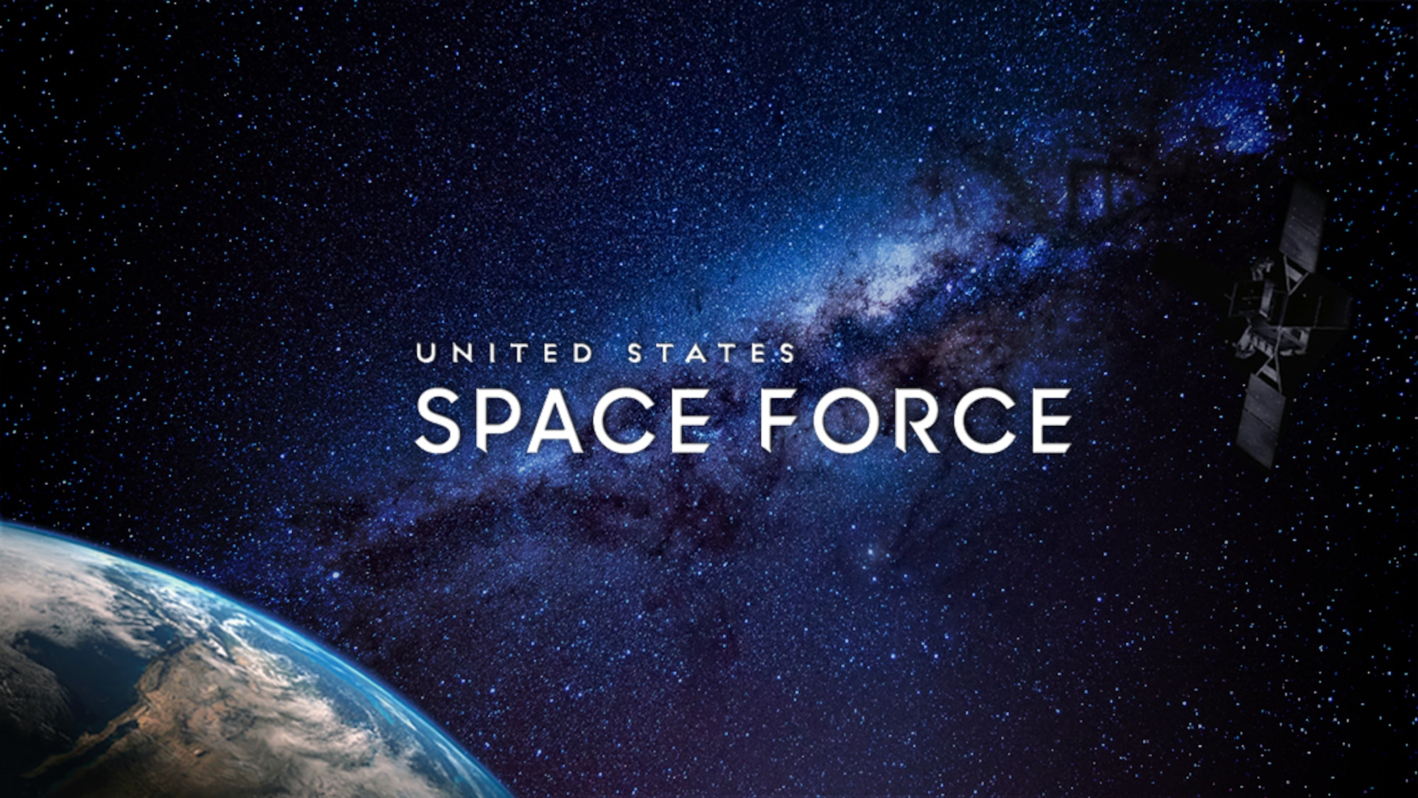 graphic with words United States Space Force