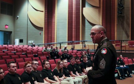 Oath of enlistment becomes out-of-this-world experience