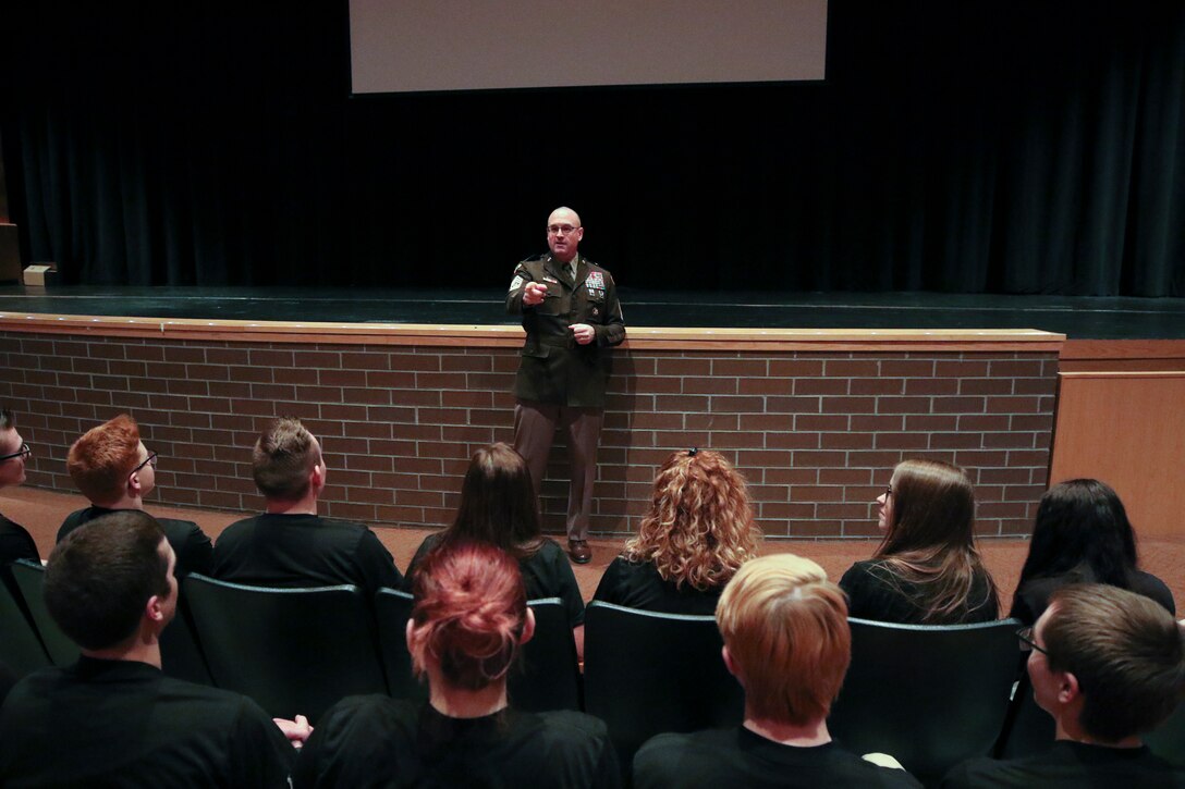 Oath of enlistment becomes out-of-this-world experience