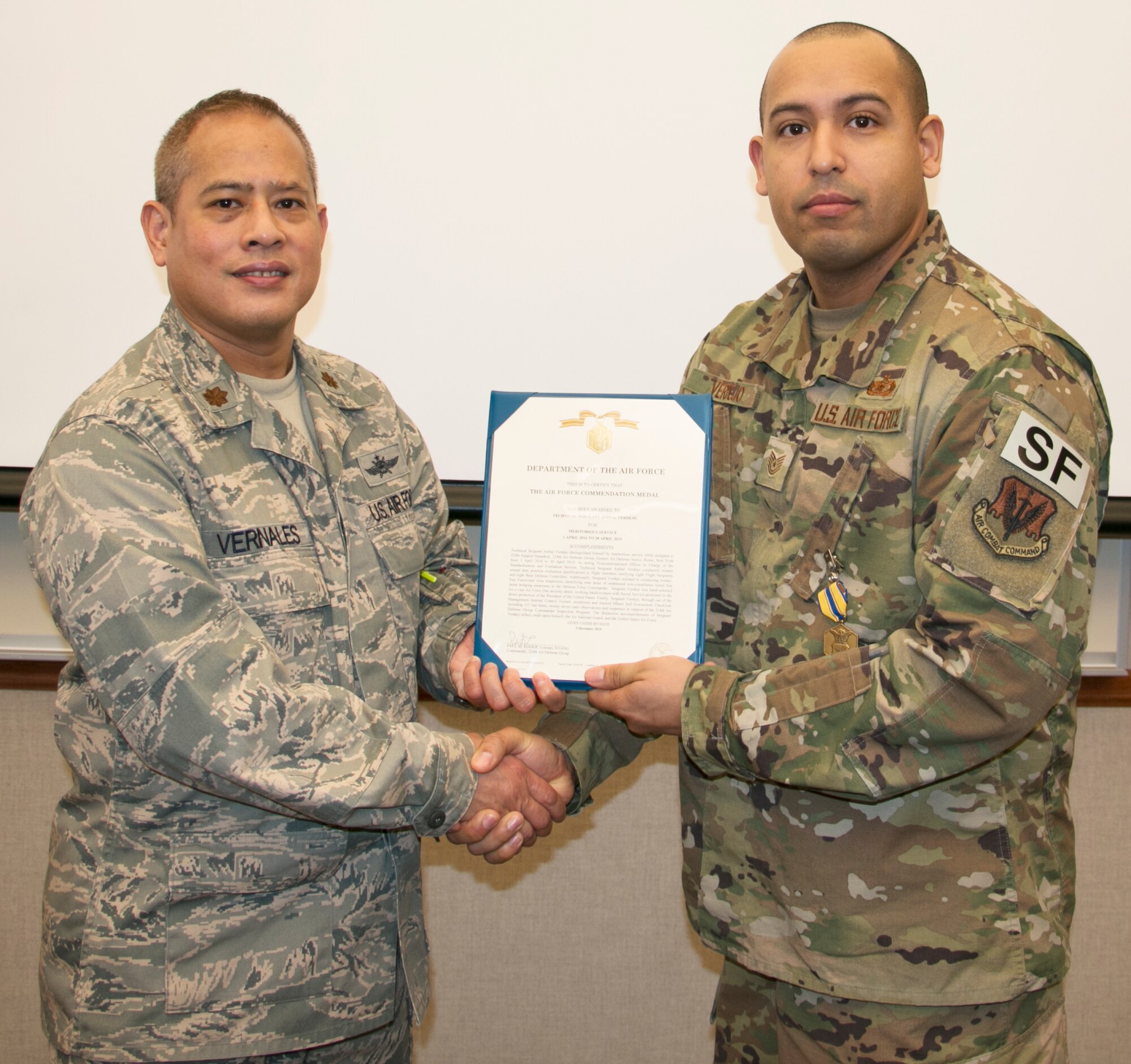 Verdejo Receives AFCM