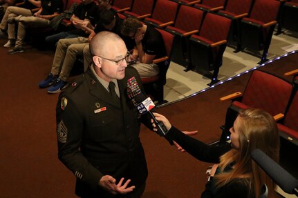 Oath of enlistment becomes out-of-this-world experience