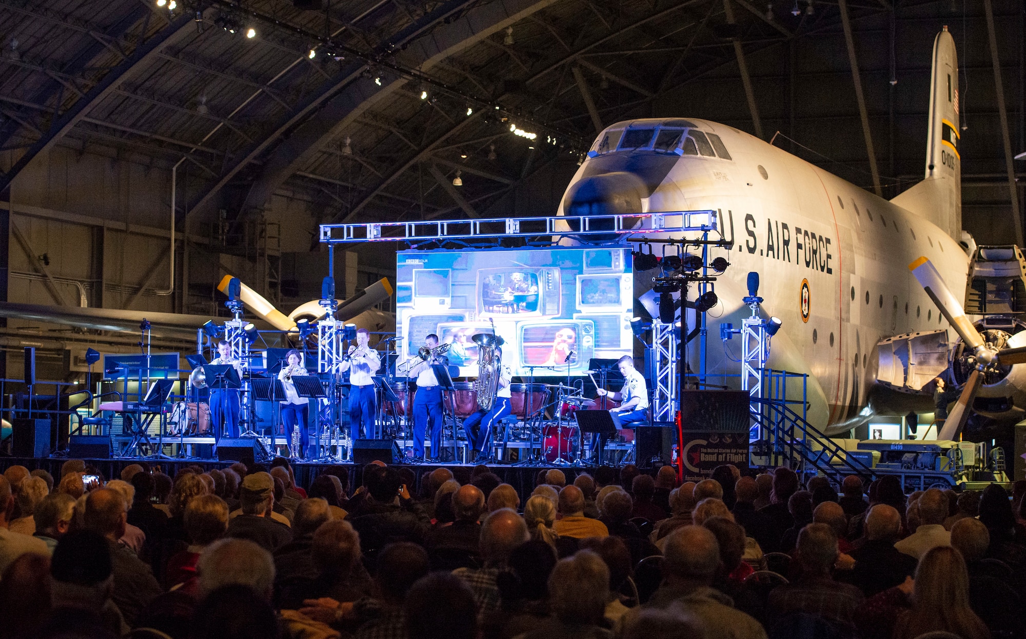 The U.S. Air Force Band of Flight, Spirit of Freedom ensemble perform