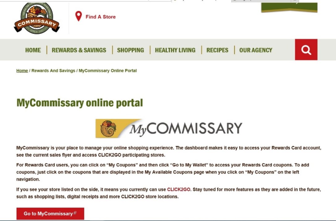 Screengrab of an online portal