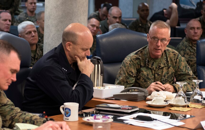 III MEF and 7th Fleet Join for Staff Talks at Sea Aboard Flagship ...