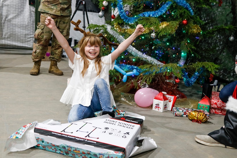 NATO Soldiers give local children holiday cheer during “Operation Christmas”