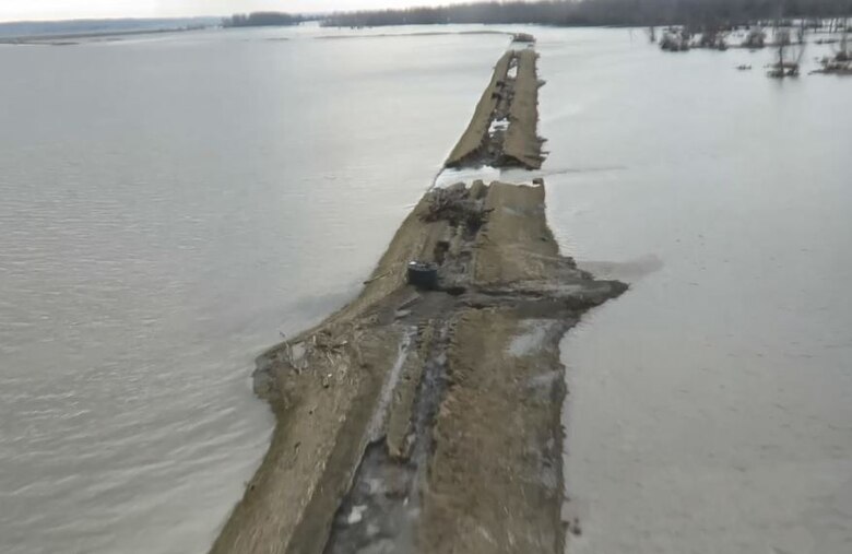 Aerial Damage Assessment along Missouri River L-550.