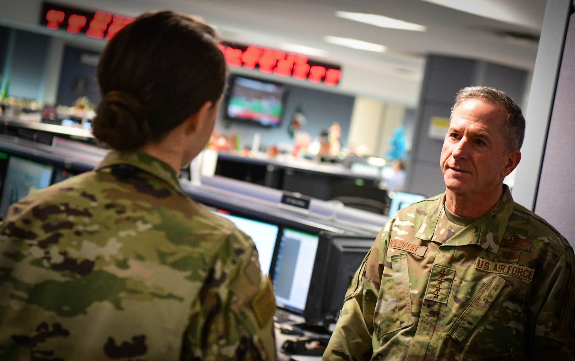 CSAF visits 618th AOC Airmen