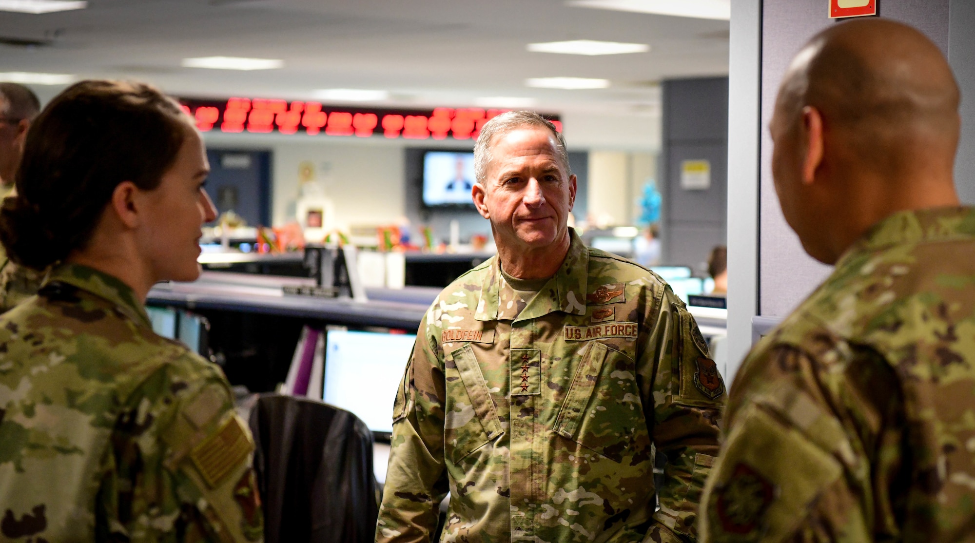 CSAF visits 618th AOC Airmen