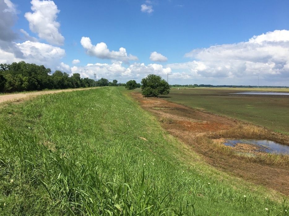 Hartman Levee after Spring 2019 Arkansas River Flood.