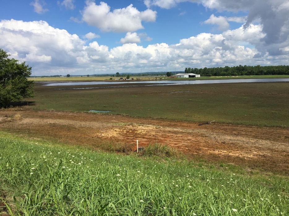 Hartman Levee after Spring 2019 Arkansas River Flood.