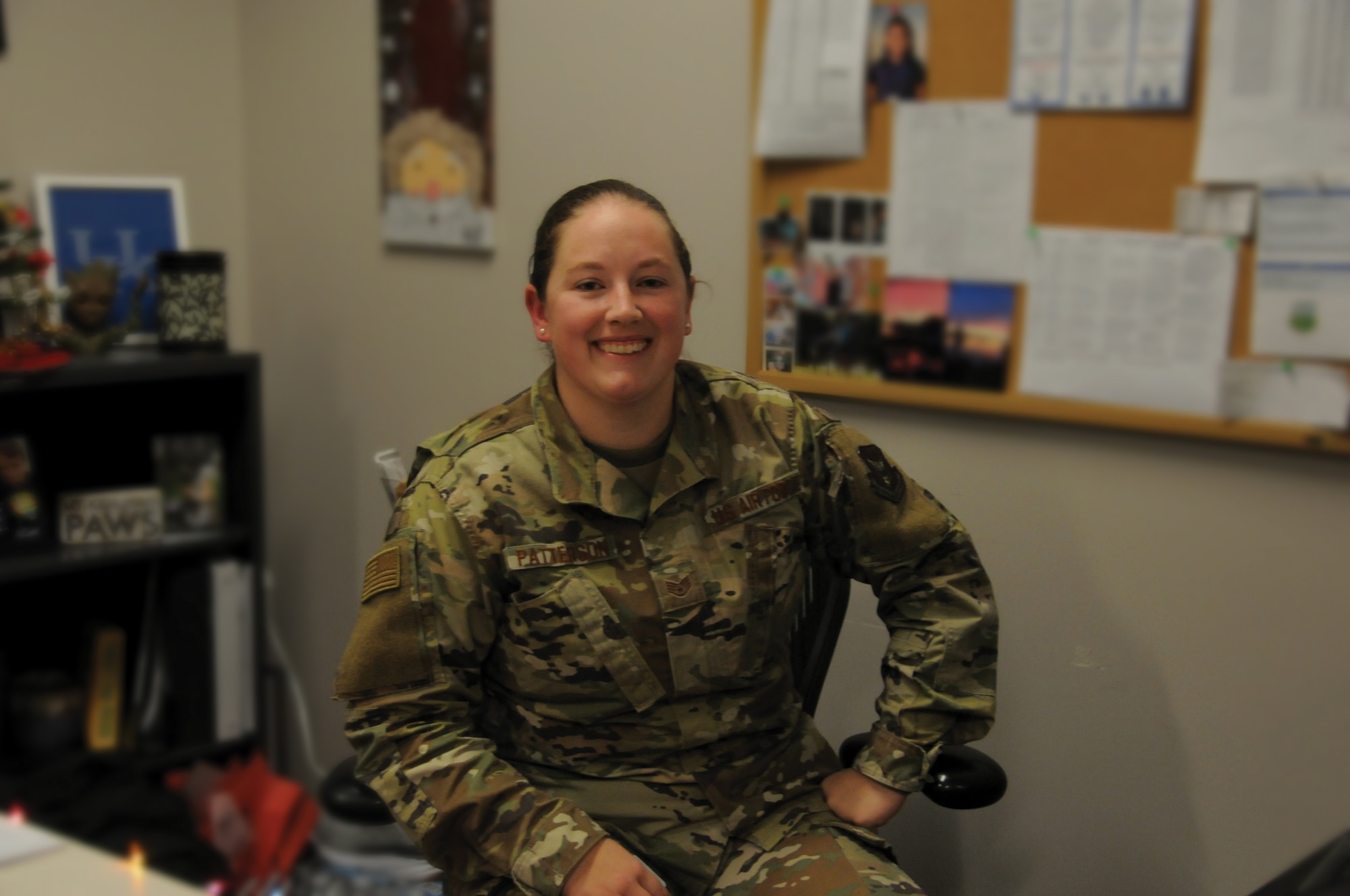 Staff Sgt. Nicole L Patterson, 445th Force Support Squadron wing training/education counselor, is the 445th Airlift Wing January 2020 Spotlight Performer.