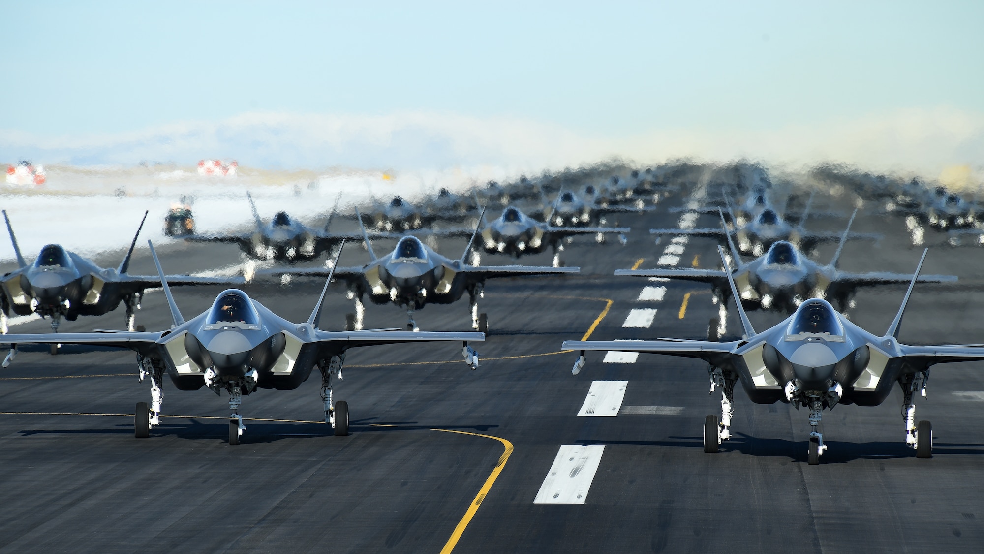 The active duty 388th and Reserve 419th Fighter Wings conducted an F-35A combat power exercise at Hill Air Force Base