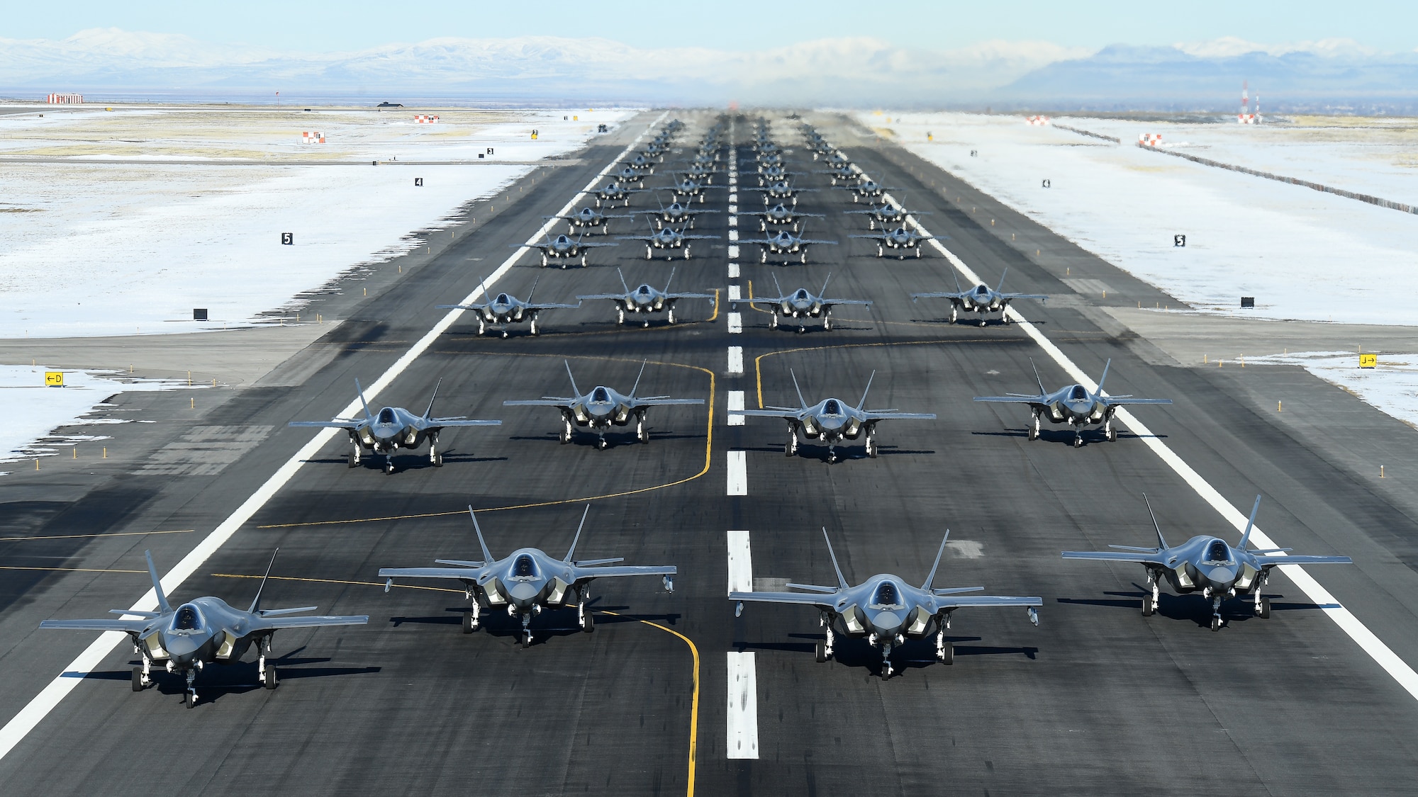 Photo of F-35s on Hill AFB