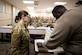 U.S. Air Force basic military training trainees are issued personal computers during in-processing as part of a pilot test under a Cooperative Research and Development Agreement partnership at Joint Base San Antonio-Lackland, Texas, Dec. 11, 2019. The computers replace all hard copy textbooks BMT trainees currently use with the intent to help BMT assess learning outcomes, value and return on investment. (U.S. Air Force photo by Sarayuth Pinthong)