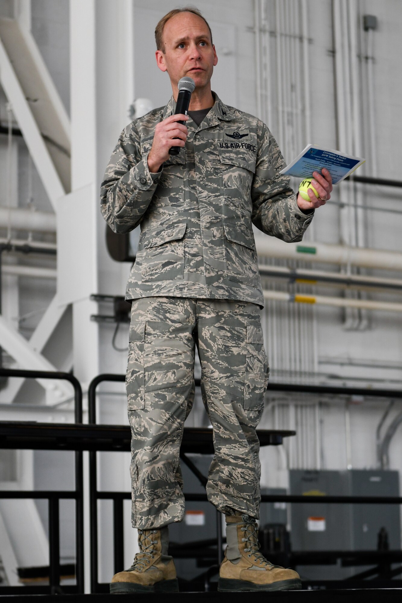 The 910th Airlift Wing’s Christmas Commanders Call was held on Dec. 7, 2019, at Youngstown Air Reserve Station.