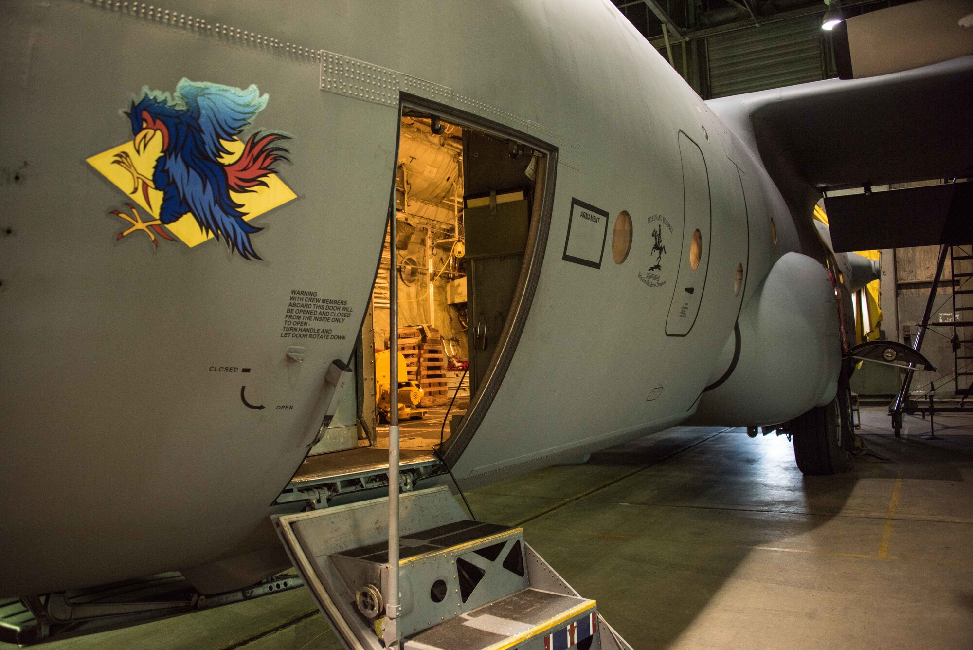 Fuel cell maintainers of the 166th Maintenance Group.