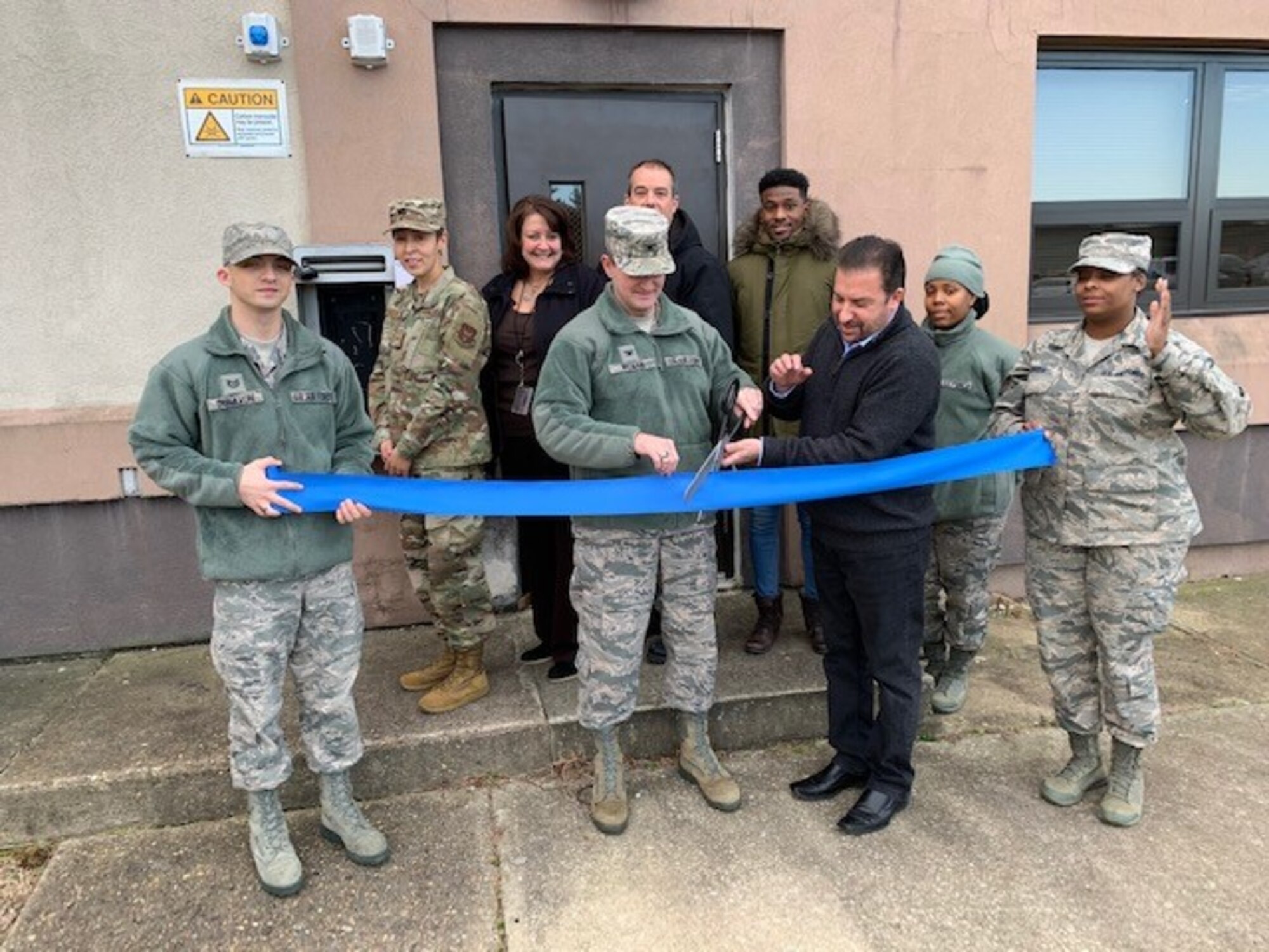 514th Mission Support Group / Commander Support Staff Ribbon Cutting