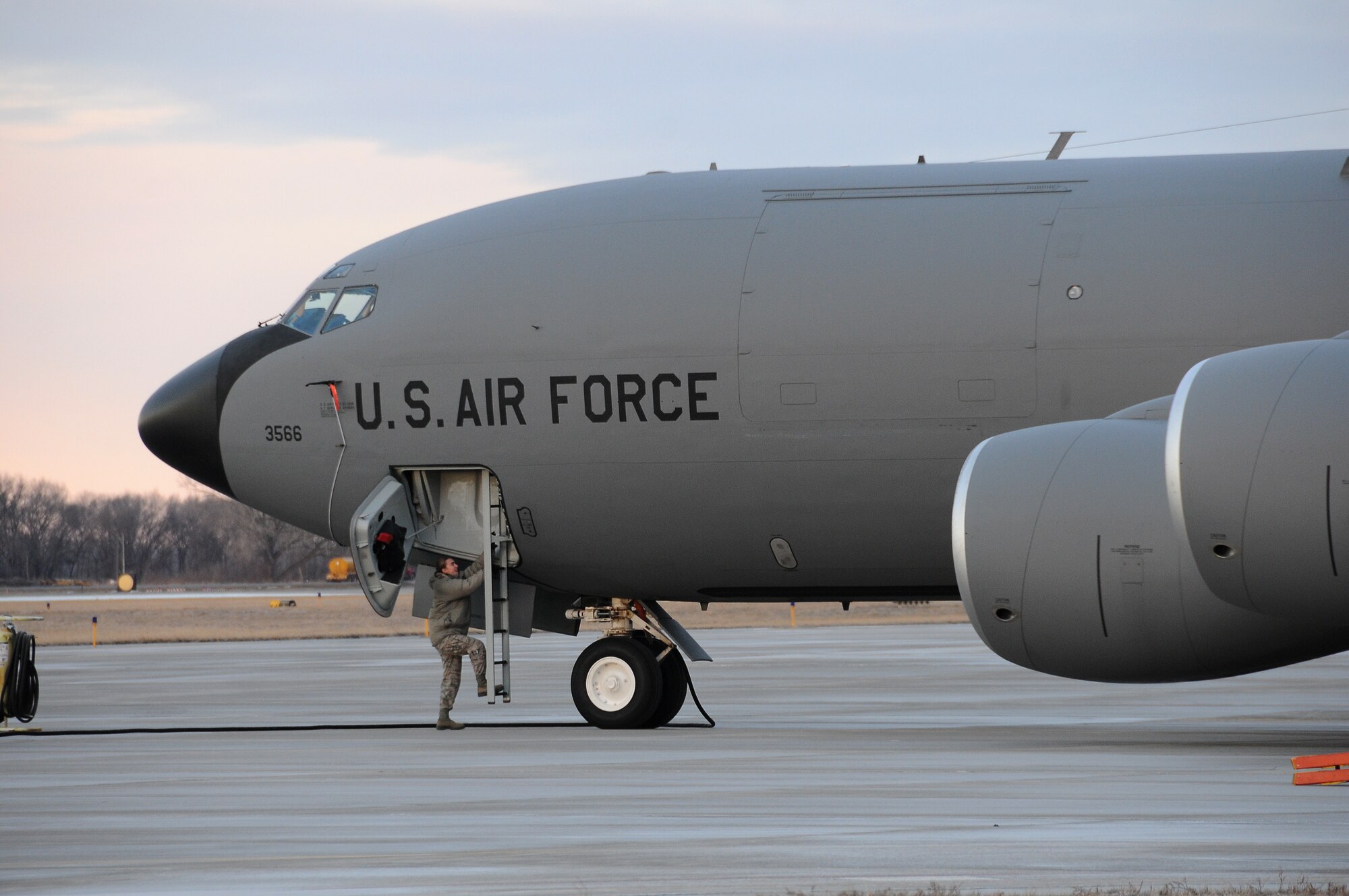 KC-135 on the ramp in Sioux City