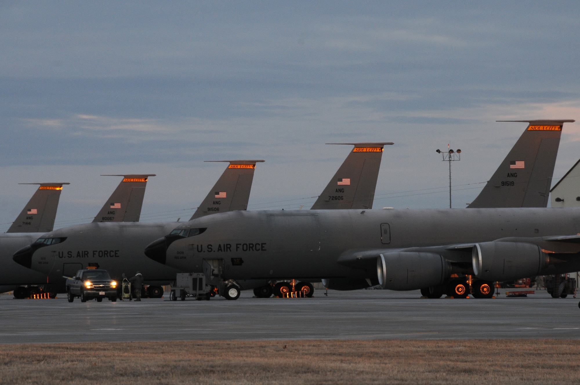 KC-135 on the ramp in Sioux City