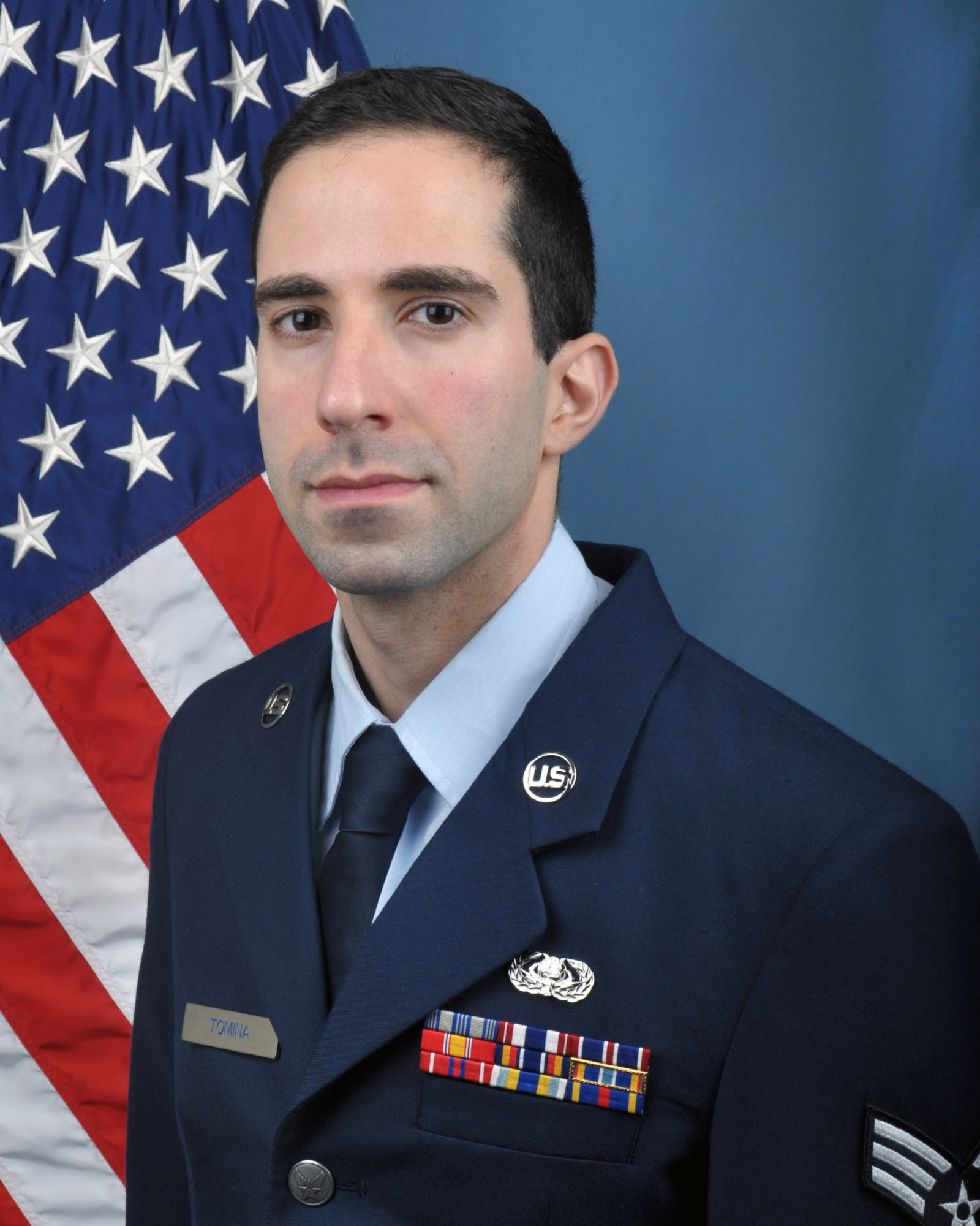 Senior Airman Randel Tomina, 445th Force Support Squadron knowledge manager, is the 445th Airlift Wing Airman of the Quarter