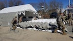 Air National Guard members from the 149th and the 159th Fighter Wings participated in a beta assessment test for Fatality Search and Recovery Teams at the Round Rock Public Safety Training Center, Round Rock Texas from 3-8 December 2019.