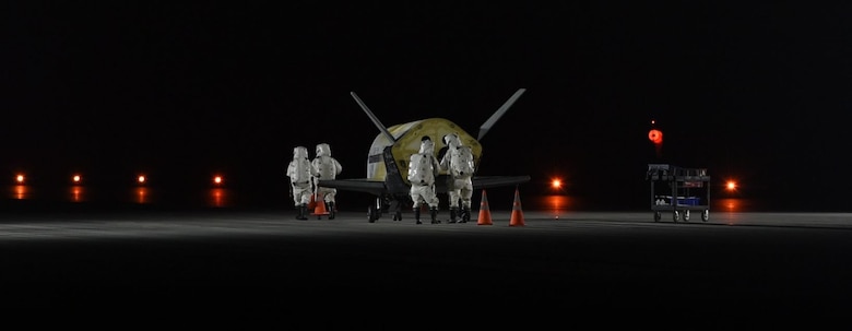 The Air Force's X-37B Orbital Test Vehicle Mission 5 successfully landed at NASA's Kennedy Space Center