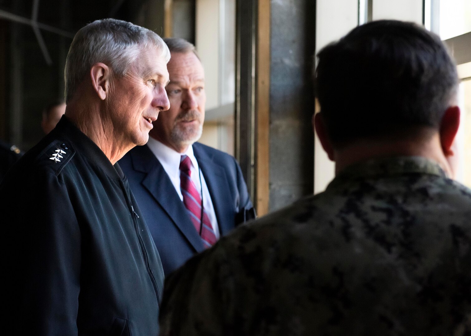 Vice Adm. Thomas Moore, commander, Naval Sea Systems Command (NAVSEA), visited Naval Surface Warfare Center Panama City Division (NSWC PCD) Jan. 7.

During his visit, Moore assessed damaged facilities from Hurricane Michael, a category 5 storm that devastated the local area Oct. 10, 2018.