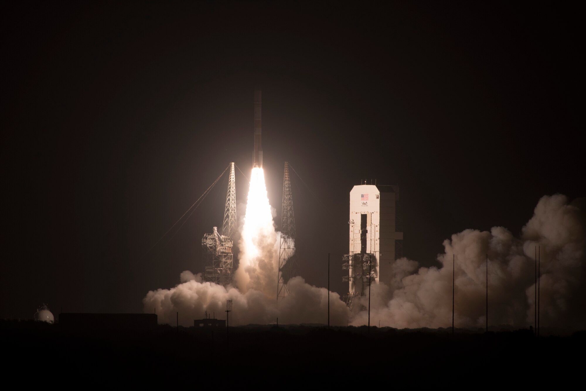The United Launch Alliance’s Delta IV rocket launches
