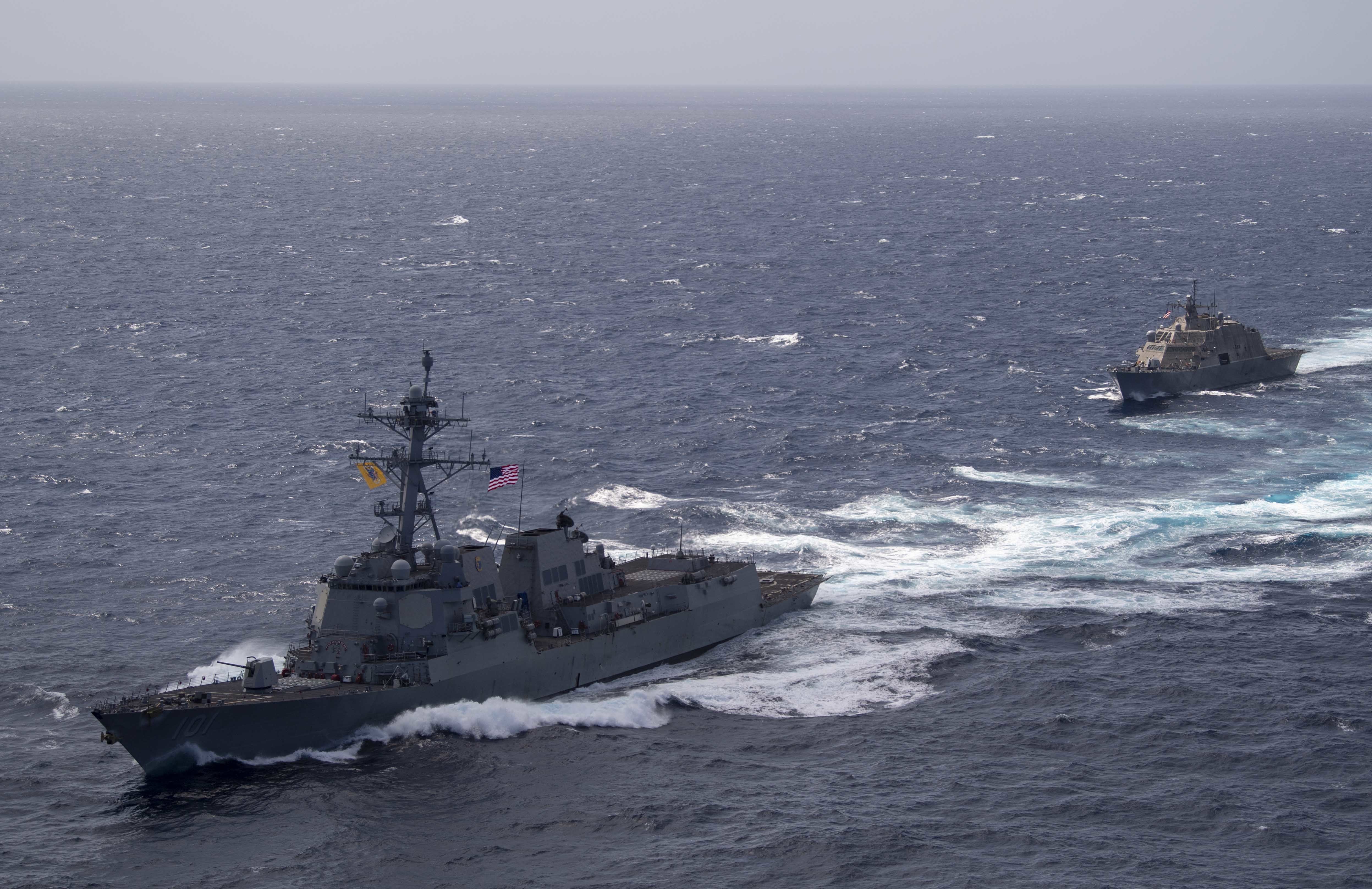 Sea Control Beyond the Strike Group USS Detroit and USS Gridley