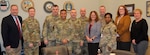 Leaders from the DLA Troop Support Medical supply chain leaders and Army Medical Logistics Command pose for a photo during a visit at DLA Troop Support Jan. 7, 2020 in Philadelphia.