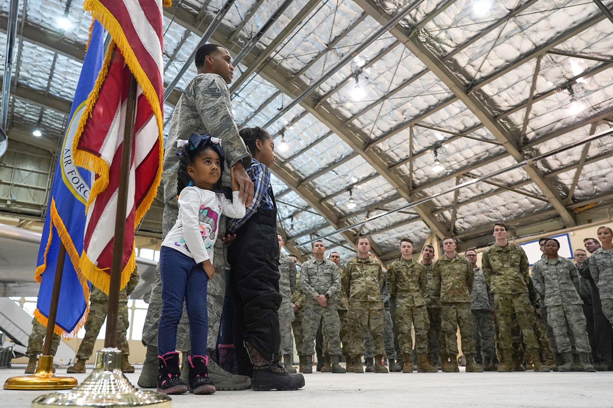 Air Force Master Sgt. Jehu Forte, assigned to the 703rd Aircraft Maintenance Squadron, is awarded the Bronze Star Medal for meritorious service.