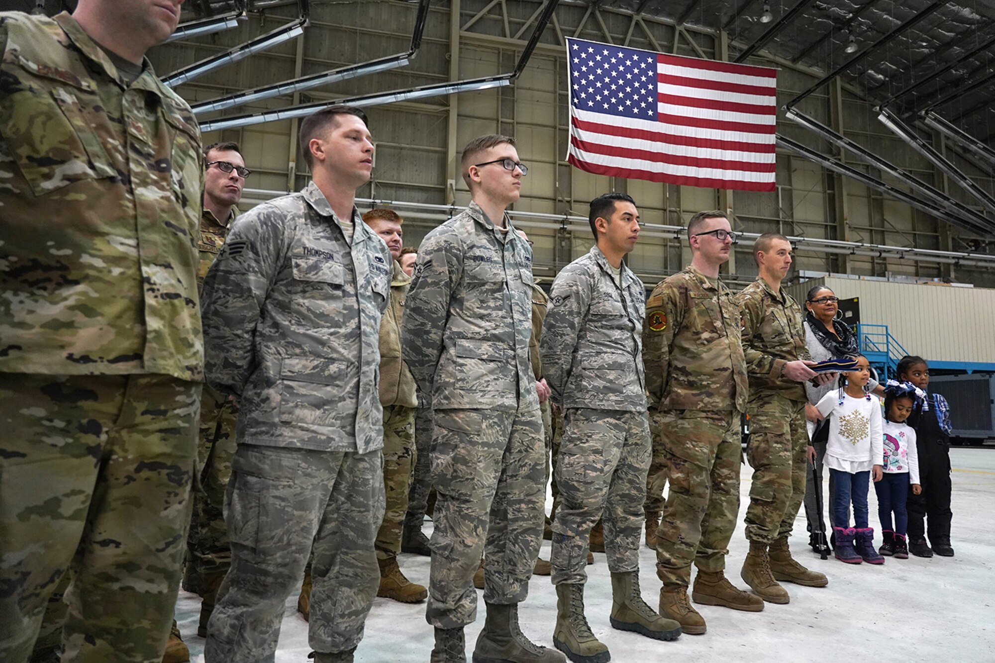 Air Force Master Sgt. Jehu Forte, assigned to the 703rd Aircraft Maintenance Squadron, is awarded the Bronze Star Medal for meritorious service.