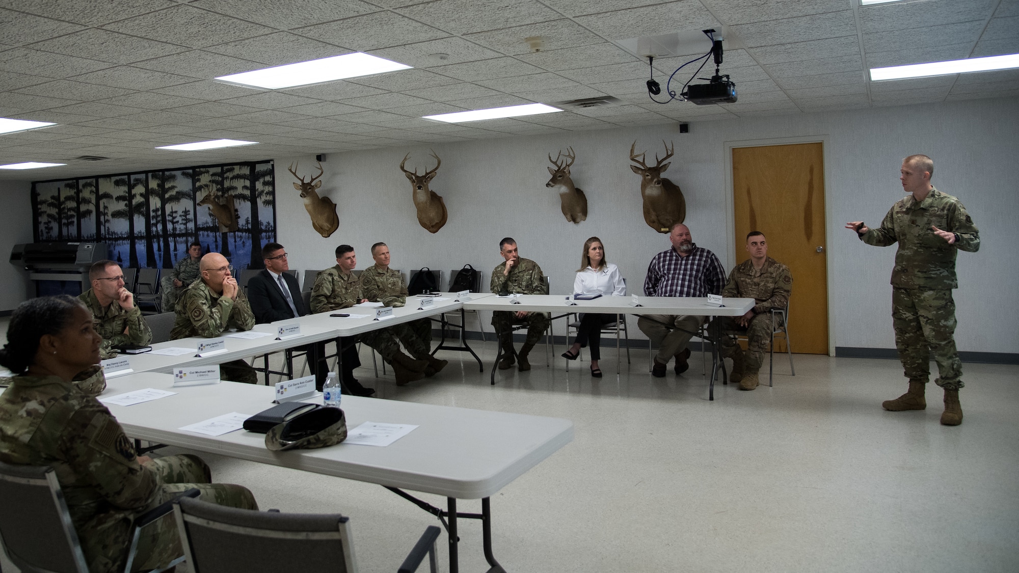 Air Force leadership conducts privatized housing tour at Barksdale