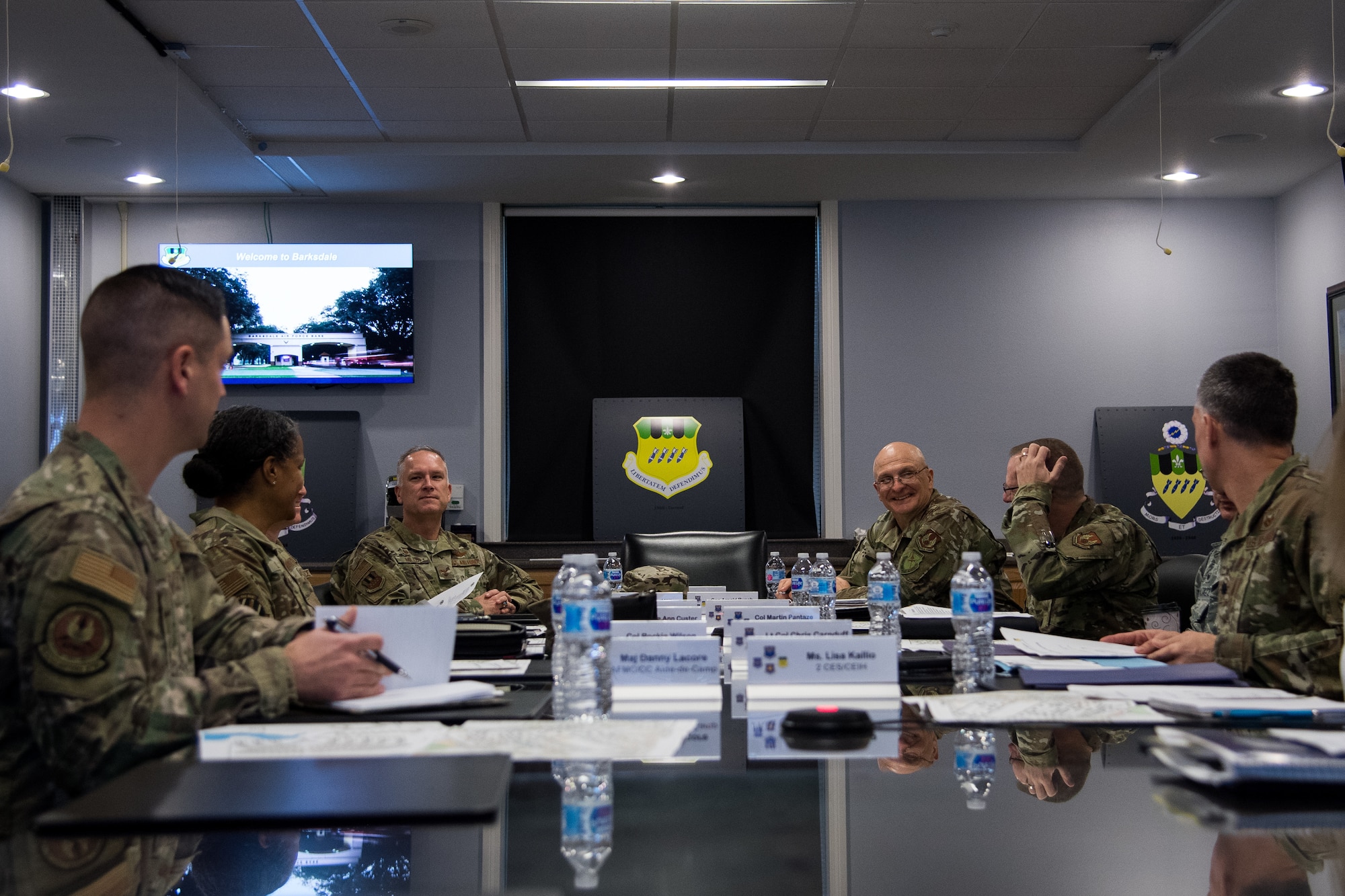 Air Force leadership conducts privatized housing tour at Barksdale