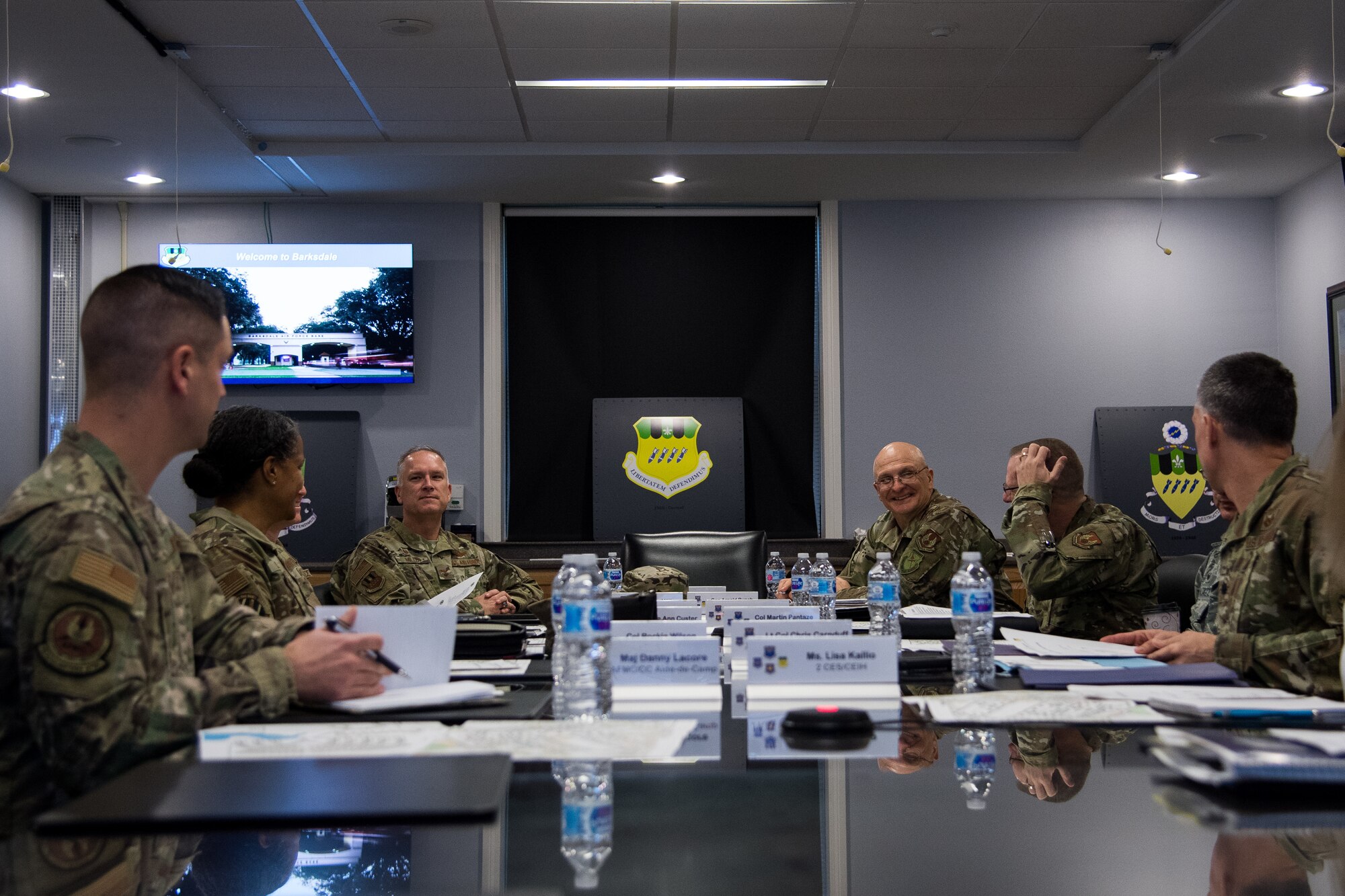 Air Force leadership conducts privatized housing tour at Barksdale