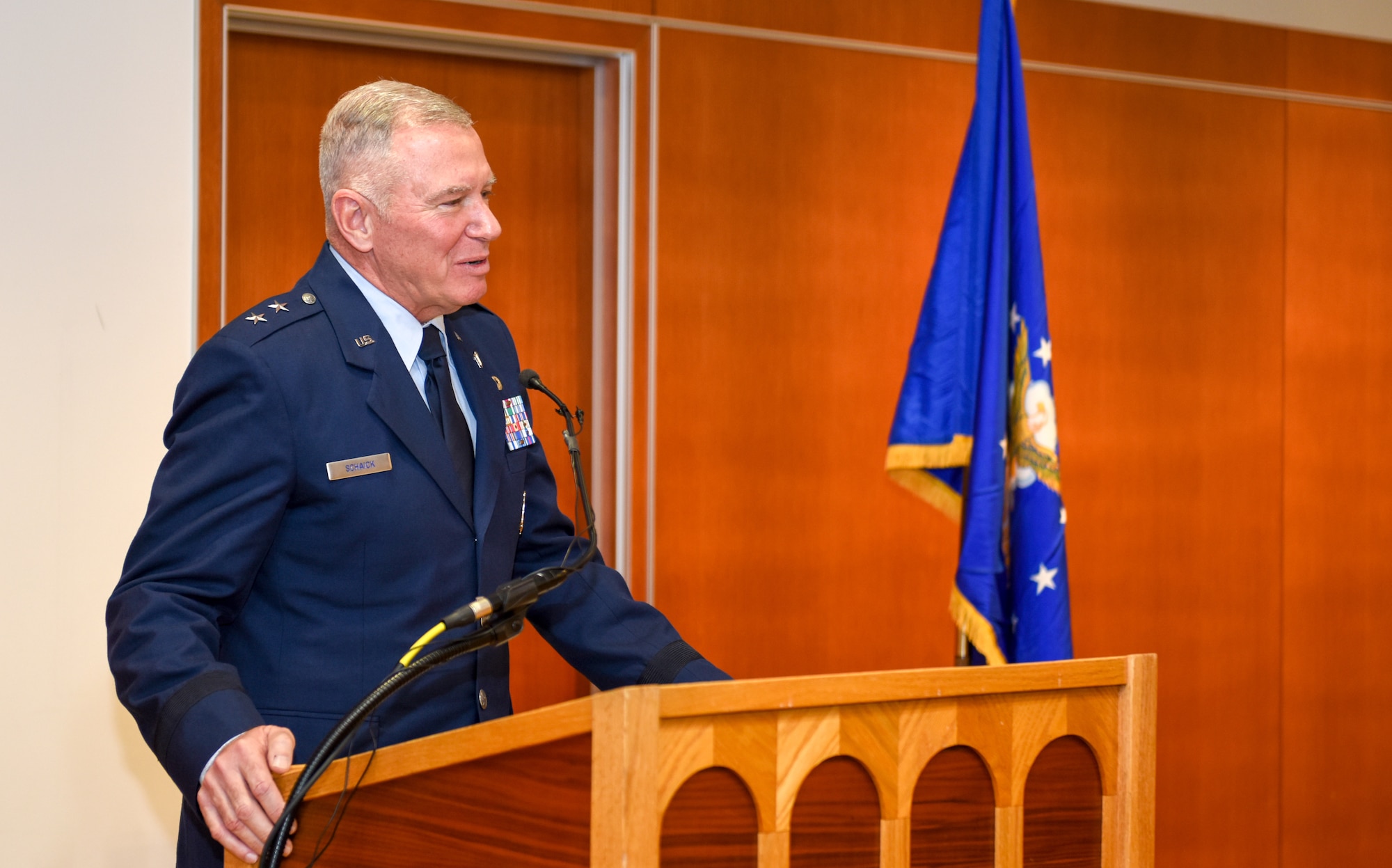 Chaplain candidate Saleha Jabeen was commissioned as a second lieutenant in Chicago at the Catholic Theological Union by the Air Force chief of chaplains, Dec. 18, becoming the first female Muslim chaplain in the Department of the Defense.