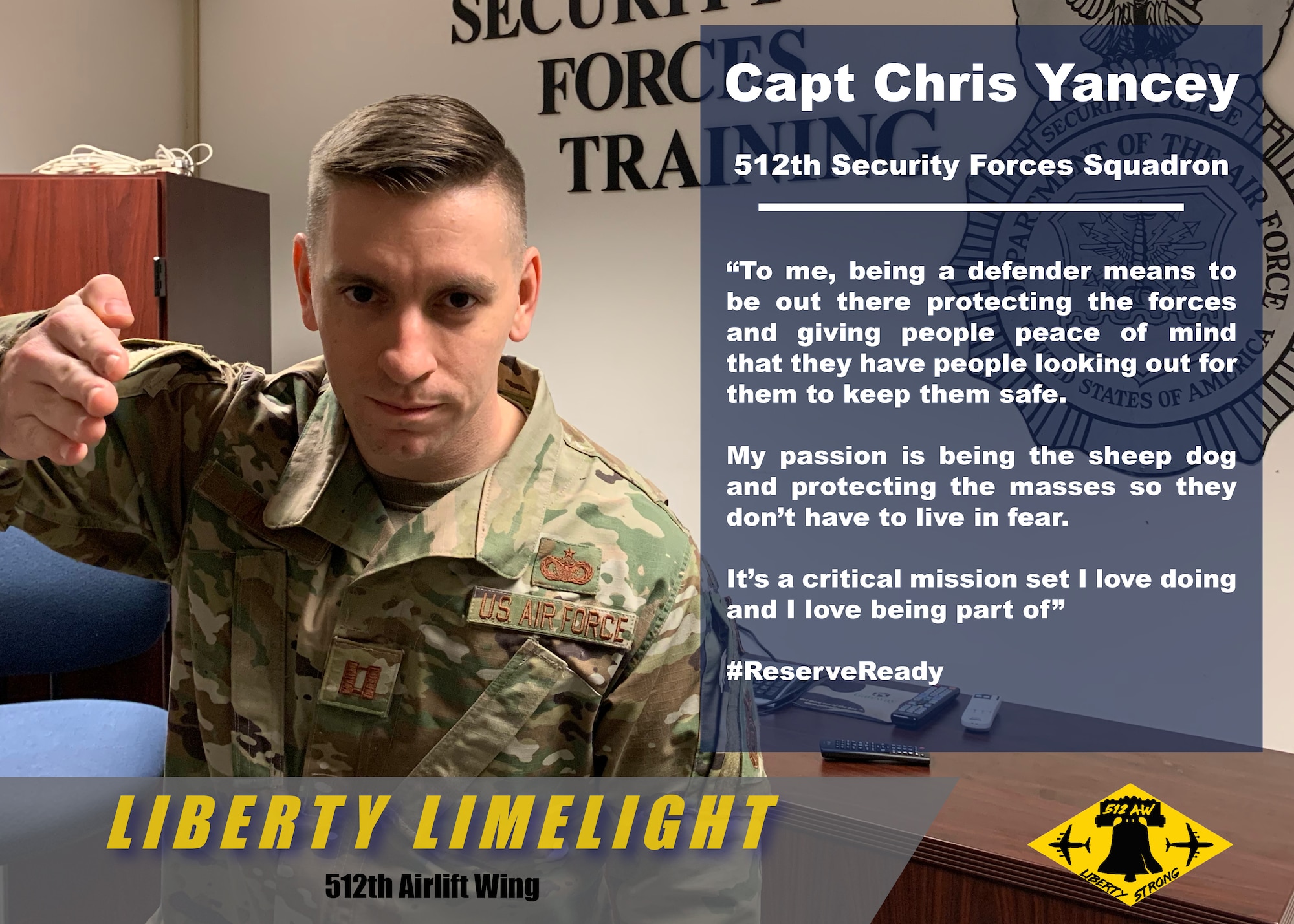 Liberty Limelight: Capt Chris Yancey