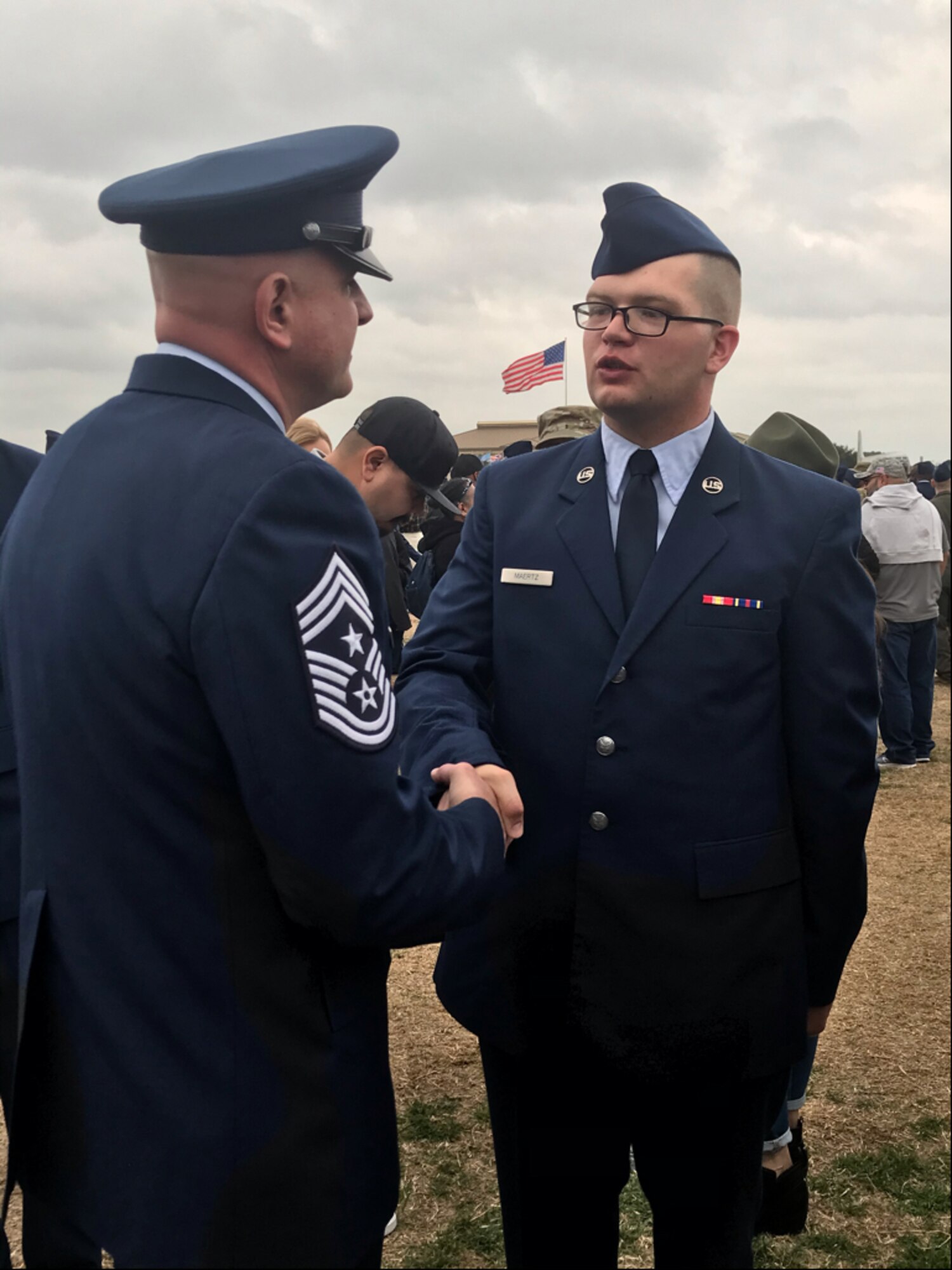 AFDW commander, command chief welcome Air Force’s newest Airmen