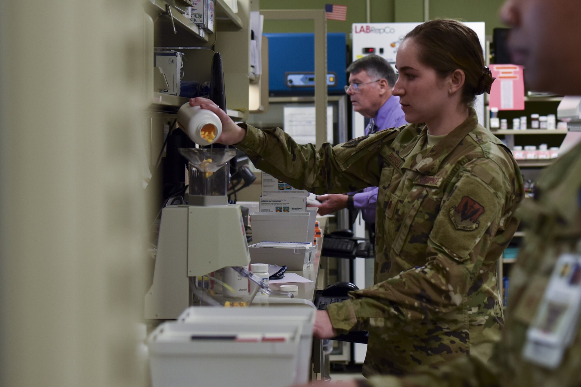 Air Force Pharmacist photo story.