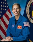 asmin Moghbeli was selected by NASA to join the 2017 Astronaut Candidate Class. She reported for duty in August 2017 and having completed the initial astronaut candidate training is now eligible for a mission assignment.. The New York native earned a Bachelor of Science degree in Aerospace Engineering with Information Technology at the Massachusetts Institute of Technology and a Master of Science in Engineering Science degree in Aerospace Engineering from the Naval Postgraduate School. Moghbeli, an AH-1W Super Cobra pilot and Marine Corps test pilot, has over 150 combat missions and 2,000 hours of flight time in over 25 different aircraft. She is also a distinguished graduate of the U.S. Naval Test Pilot School in Patuxent River, MD