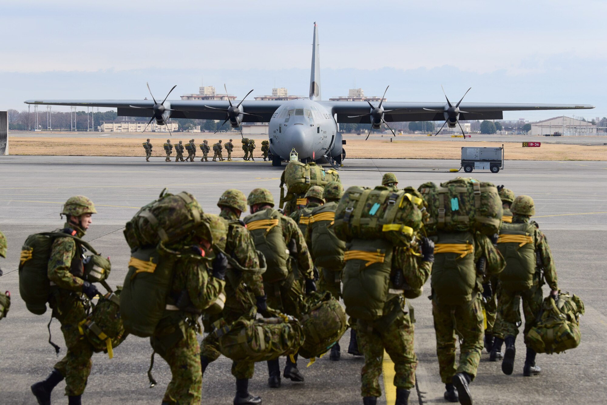 US, Japan forces welcome new year with bilateral jump