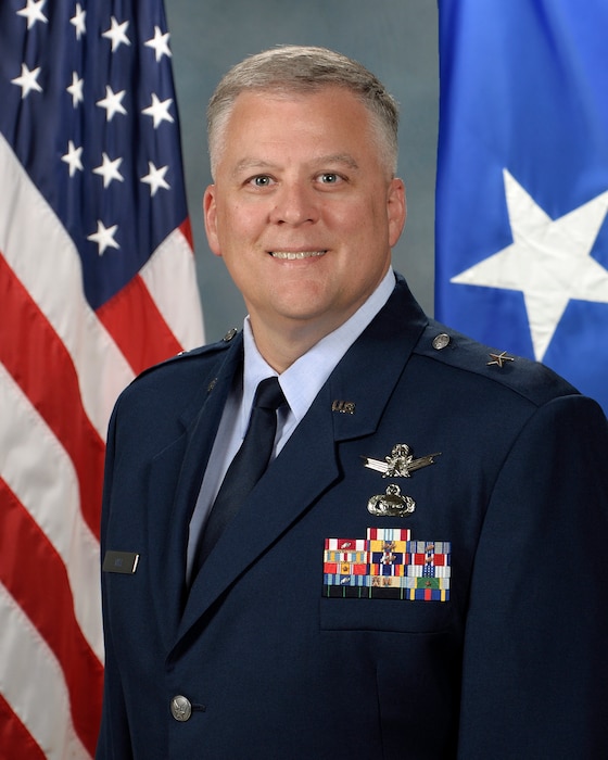 This is the official portrait of Brig. Gen. Jeffrey F. Hill.