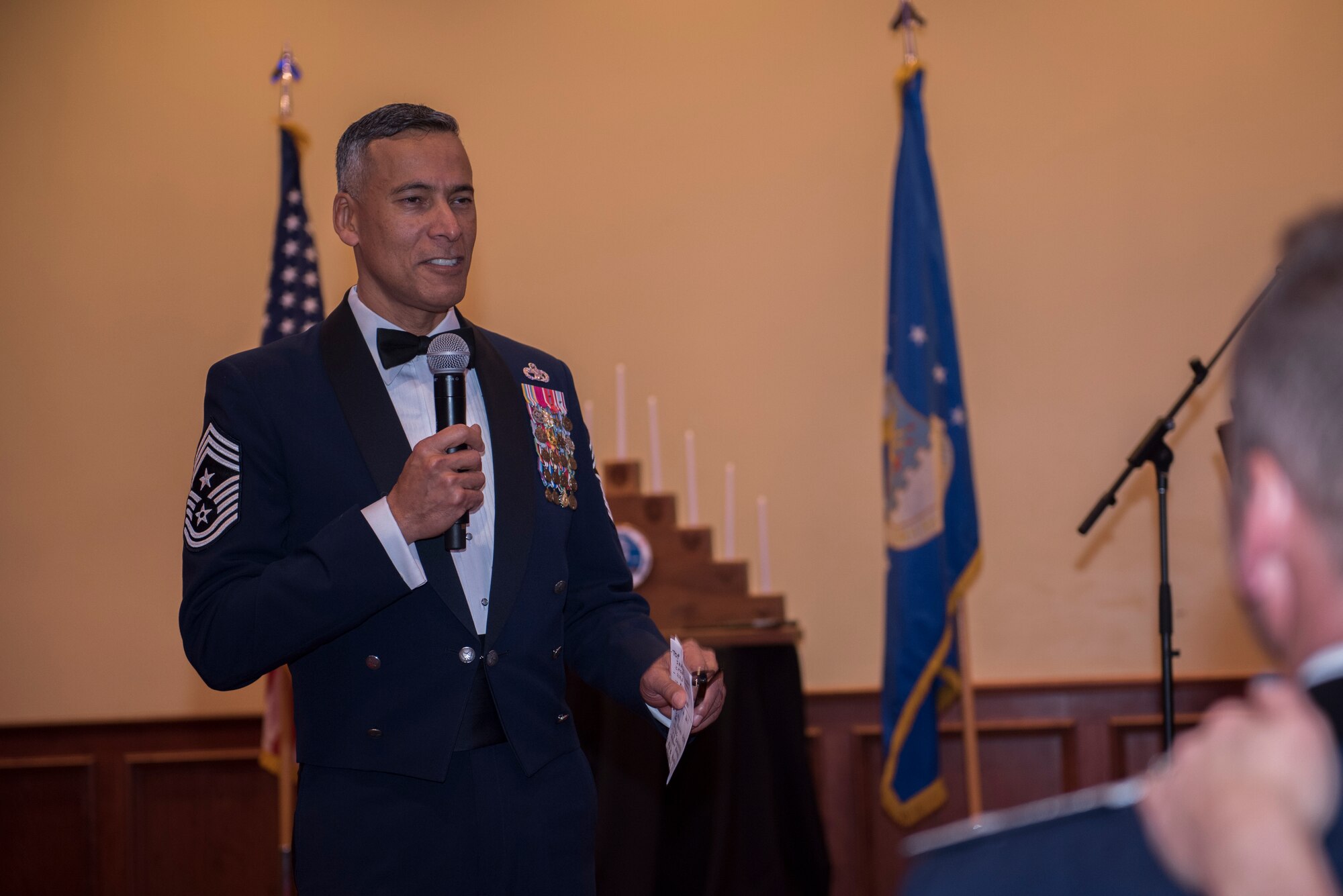 U.S. Air Force Chief Master Sgt. Terrence Greene, Air Mobility Command command chief, visited Travis to gain a better understanding of how the base enhances the rapid global mobility mission.