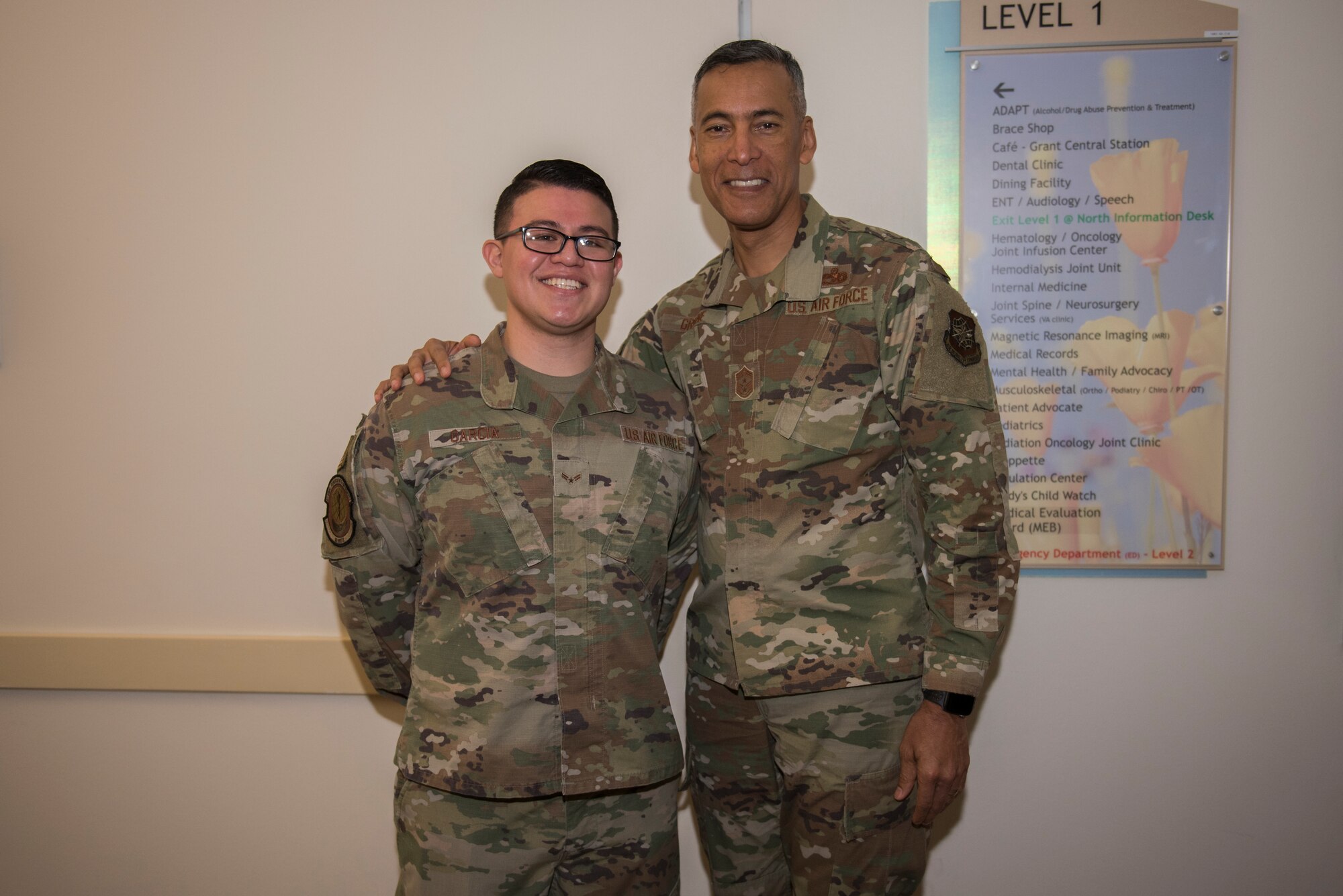 U.S. Air Force Chief Master Sgt. Terrence Greene, Air Mobility Command command chief, visited Travis to gain a better understanding of how the base enhances the rapid global mobility mission.
