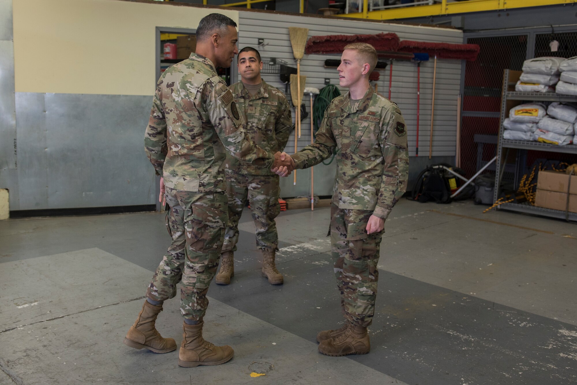 U.S. Air Force Chief Master Sgt Terrence Greene visited Travis AFB to better understand how the base impacts rapid global mobility.