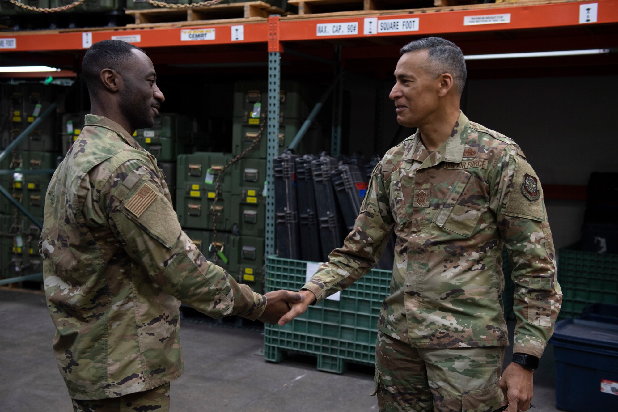 U.S. Air Force Chief Master Sgt Terrence Greene visited Travis AFB to better understand how the base impacts rapid global mobility.