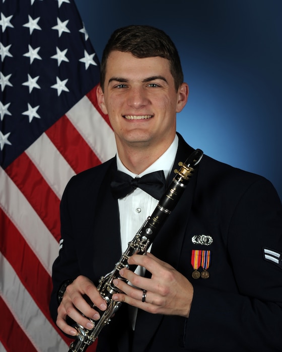 The official photo of A1C Ben Hughes