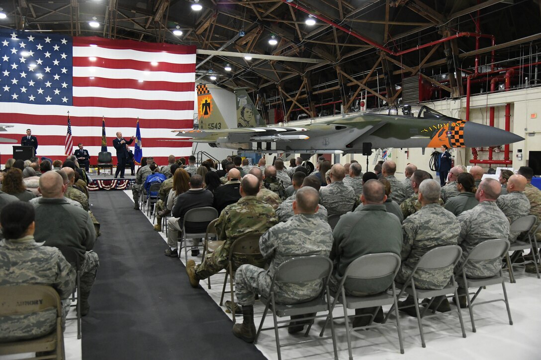F-15 Heritage Jet Dedication Ceremony