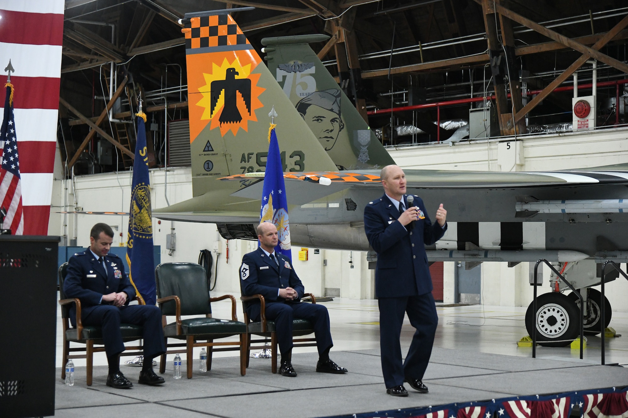 F-15 Heritage Jet Dedication Ceremony