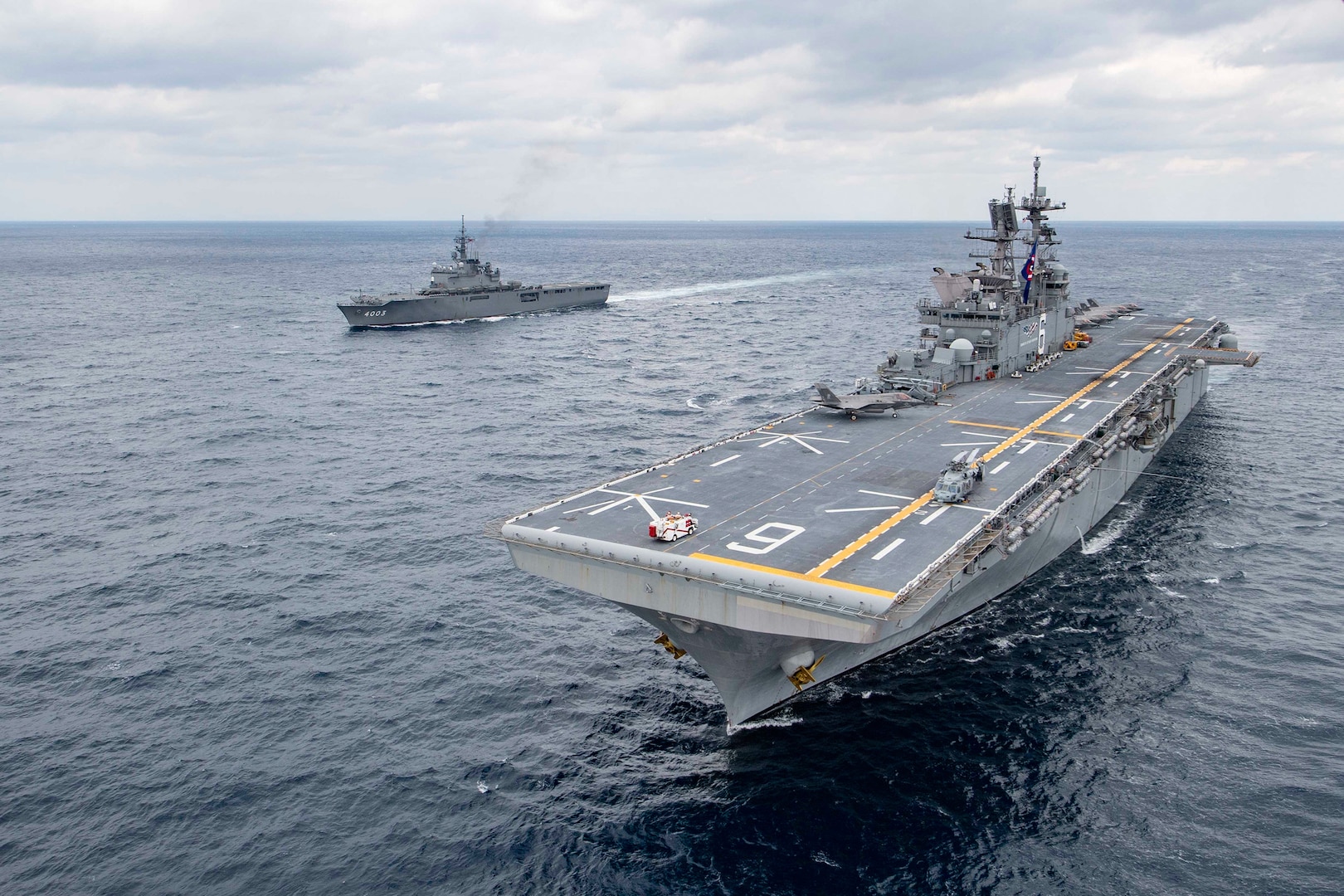 USS America, JS Kunisaki Operate in East China Sea